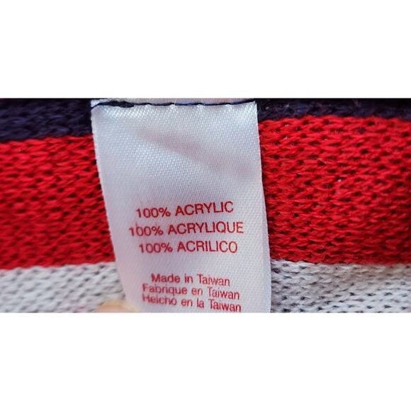 SCARF-NY GIANTS-Mitchell & Ness-Blue-Red Fringe - Picture 7 of 7